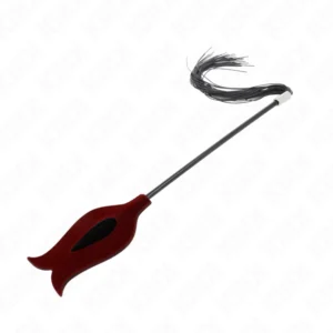 KINK Rose-Shaped Silicone Tassel Whip 45 cm - Elegant Design, Premium Material