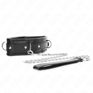 KINK Adjustable Metal Collar with Belt 65 cm - Model 1, 36.5-50 cm Range