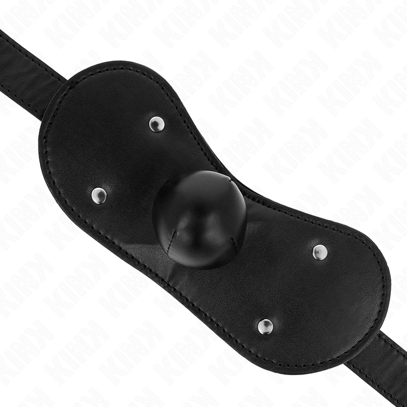 KINK Ball Gag Mouth Mask with Lock Adjustable 42-60cm - Secure Comfort Fit