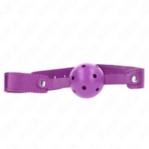 KINK Purple Breathable Ball System 4.5 cm - Adjustable Silicone Strap 65x2.5 cm