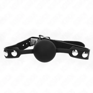 KINK Model 1 Silicone Ball Gag with Lock 4cm - Adjustable 60cm Strap