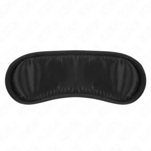 KINK Satin Adjustable Headband 19x6 cm - Versatile Black Accessory
