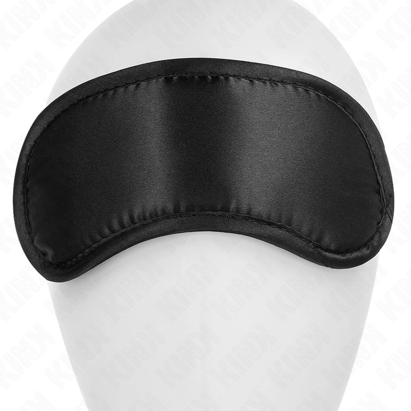 KINK Satin reguliuojama galvos juosta 19x6 cm - universalus juodas aksesuaras