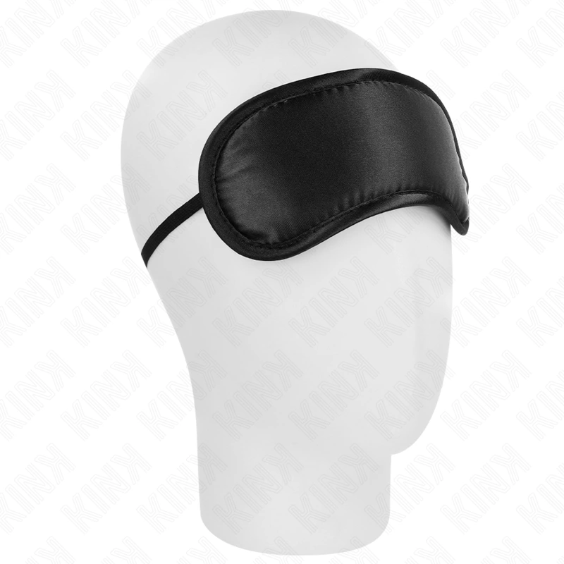 KINK Satin reguliuojama galvos juosta 19x6 cm - universalus juodas aksesuaras