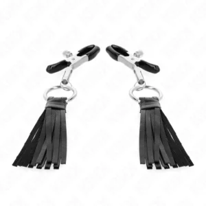 KINK Leatherette kutų spenelių spaustukai 6 cm - Reguliuojamas metalinis dizainas