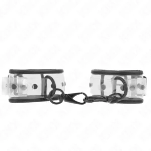 KINK Clear Adjustable Wrist Restraints 18-30 cm x 5.5 cm Transparent Design