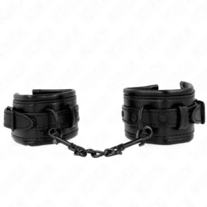 KINK Adjustable Wrist Restraints Black 20-30 cm x 6 cm Comfort Fit
