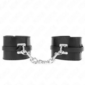 KINK Deluxe Adjustable Locking Wrist Bands Black 14.5-21 cm x 6 cm