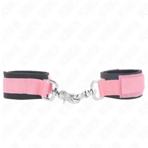 KINK reguliuojamos neopreno riešų atramos rožinės spalvos 22-34 cm, ergonomiškos formos