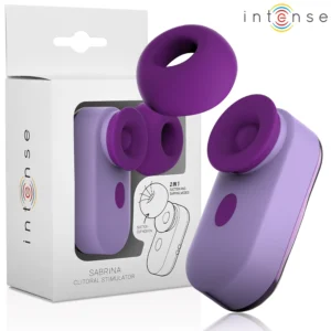 INTENSE Sabrina Compact Tapping Clitoral Device Purple 6cm USB Rechargeable