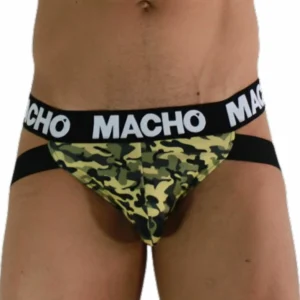 MACHO MX28MV Jockstrap Military Green XL - Anatomical Support Fit