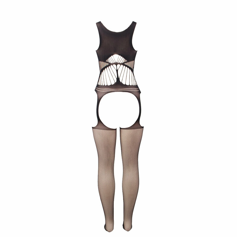 „Sublime“ 951900 „Bodystocking“ tinklelis, atviri pečiai, juodas, vieno dydžio