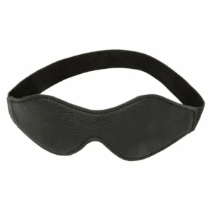 CalExotics Nocturnal Eye Mask PVC Leather Black - Total Darkness Fit