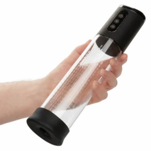 CalExotics Peak 4-Speed Rechargeable Intimate Enhancement Pump Black