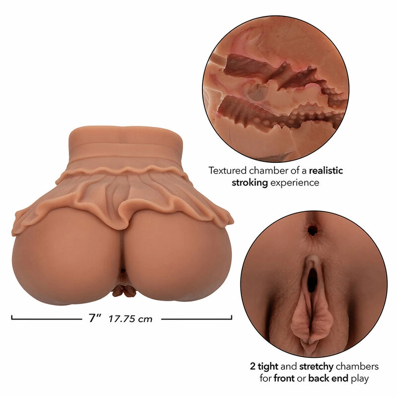 CalExotics The Homecoming Queen Double Channel Intimate Device Caramel 1,4kg