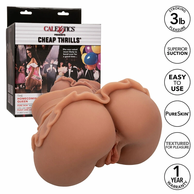 CalExotics The Homecoming Queen Double Channel Intimate Device Caramel 1,4kg