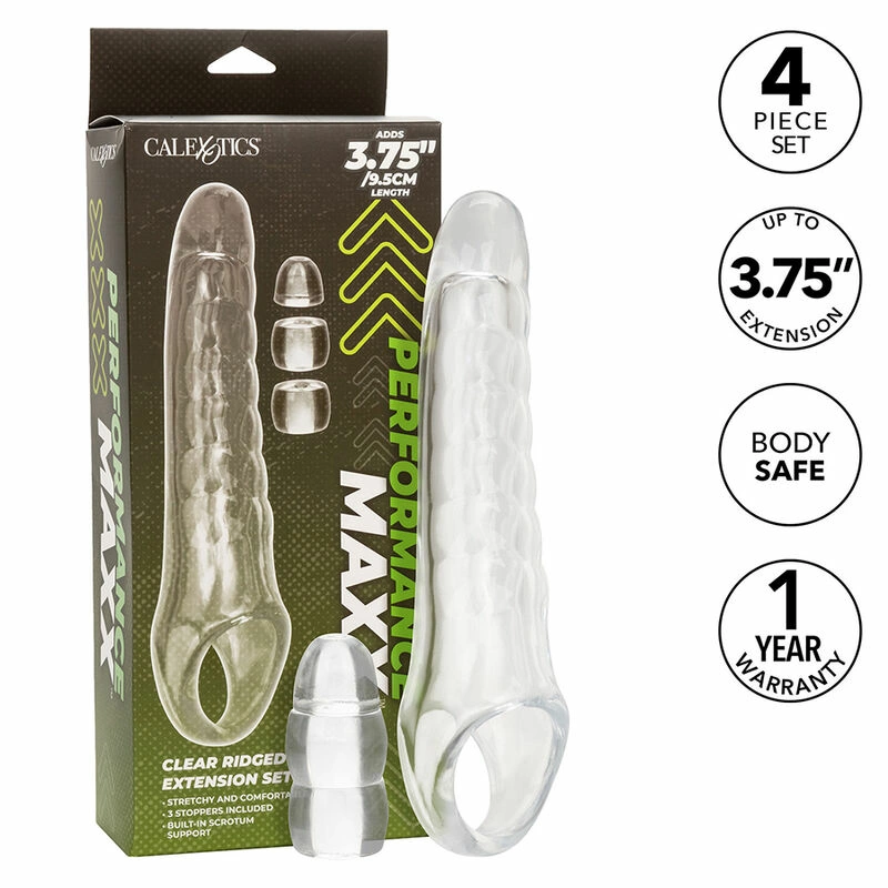 CalExotics Maxx Extension Kit Adjustable Clear Comfort 9.5cm