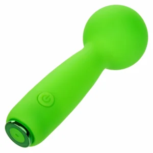 CalExotics Neon Vibes The Bubbly Vibe Mini Massager Green 10 Modes
