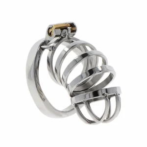Hidden Desire Extreme Metal Chastity System, Adjustable, 7.9 cm, Silver