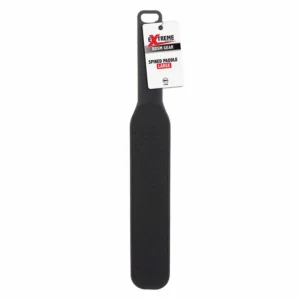 HIDDEN DESIRE Extreme spygliuotas irklas, didelis juodas - silikoninis smūginis įrankis 31 cm