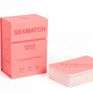 Secret Play Sexmatch Bondage Edition - Couples Card Game, 89 Cards