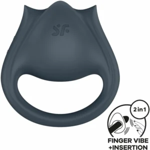 Satisfyer Perfect Pair 2 Multi-Functional Intimate Ring & Finger Device Grey