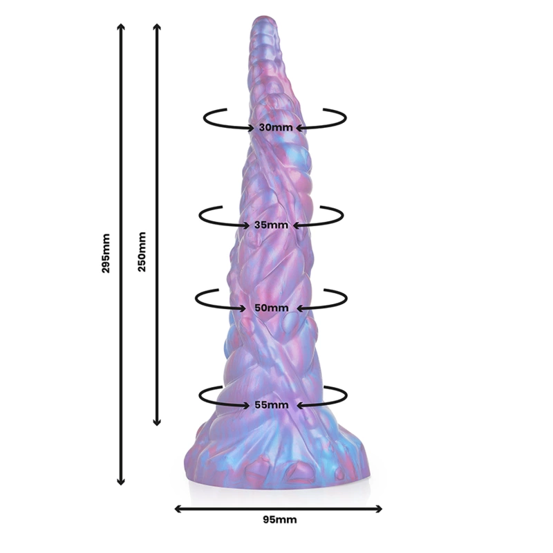 EPIC NOKKEN Water Creature Silicone Model with Suction Base 28cm Blue