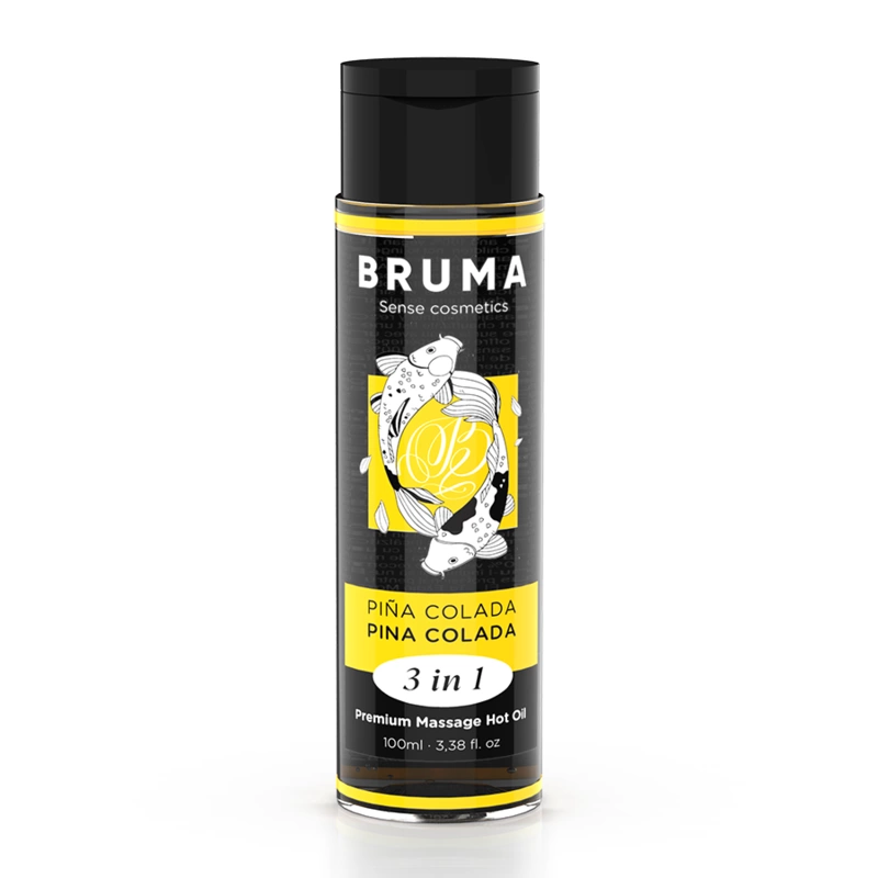 BRUMA Premium 3-in-1 Massage Oil Pina Colada Scent 100ml Vegan Formula