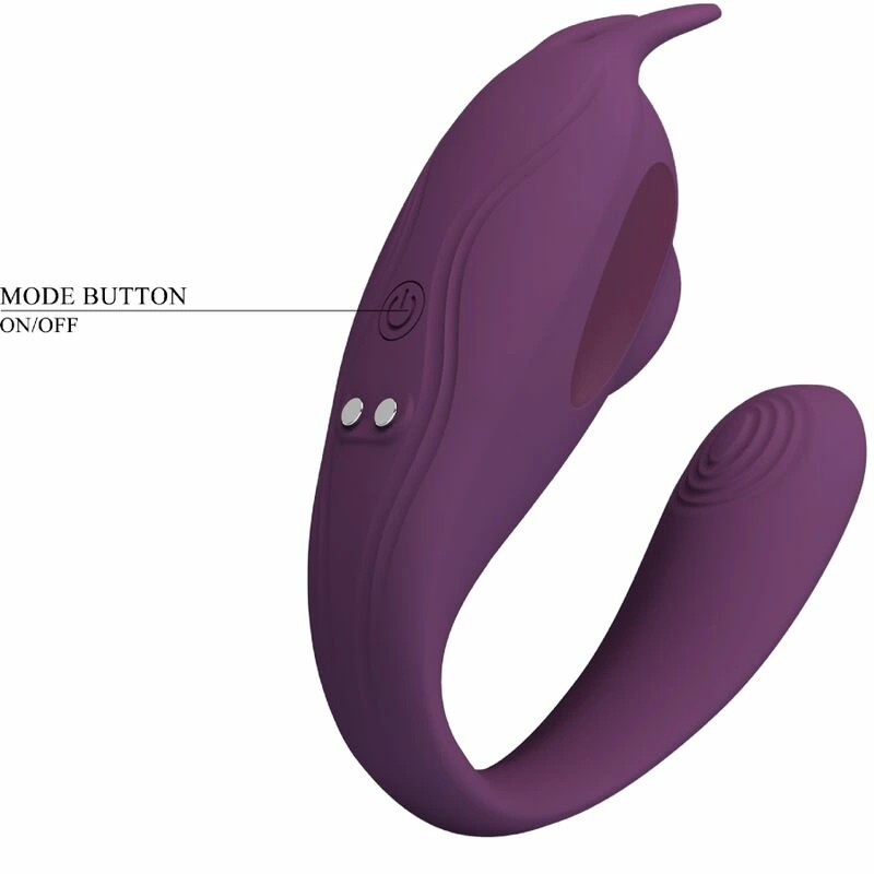 „Pretty Love Shey Intimate Device“ valdoma dvigubo veiksmo purpurinė programa