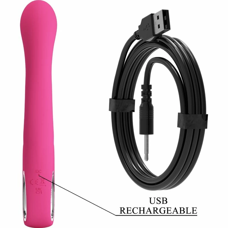 Pretty Love Novak Pink Dual-Action Intimate Massager 12 Modes USB