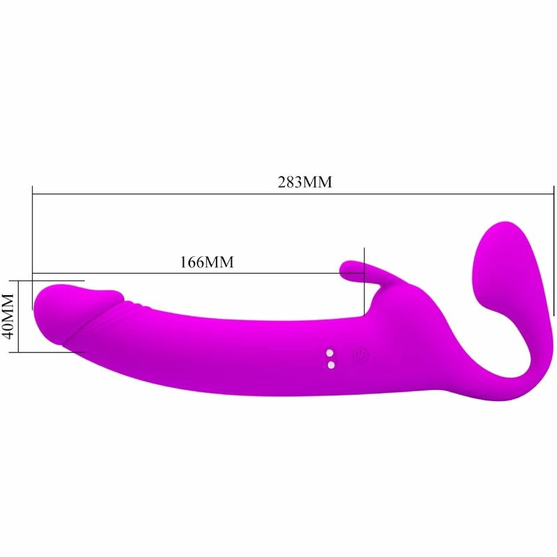 Pretty Love Zanini Wireless Dual-Action Intimate System Purple Silicone