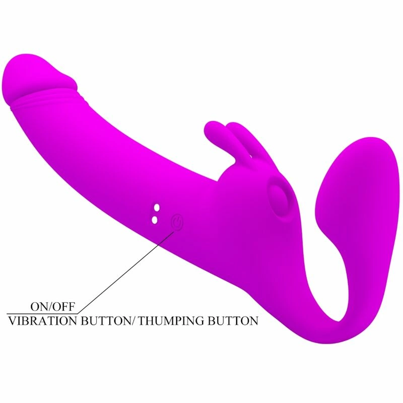 Pretty Love Zanini Wireless Dual-Action Intimate System Purple Silicone