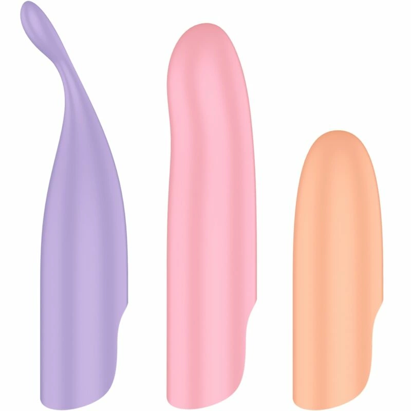 Satisfyer Playful Four 4-in-1 Interchangeable Vibrator Set + Power Bullet