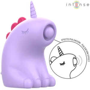 Intense Sweetie Unicorn Shape Tongue Stimulator Pink Silicone USB IPX7