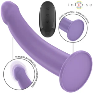 Intense Eddie Remote Control Silicone Intimate Machine 17.5cm Purple 10 Modes