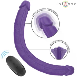 INTENSE Gunter Double Vibrating Model 40cm Purple Remote-Controlled