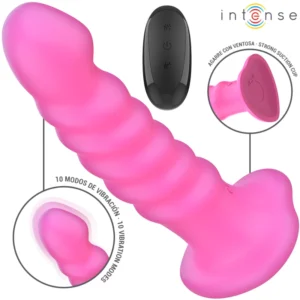 INTENSE Cindy Spiral Design Vibrator L Pink, 10 Modes, Remote Control
