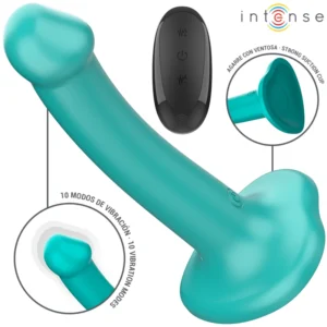 INTENSE Katie Blue Intimate Device with Suction Cup & Remote, 10 Modes
