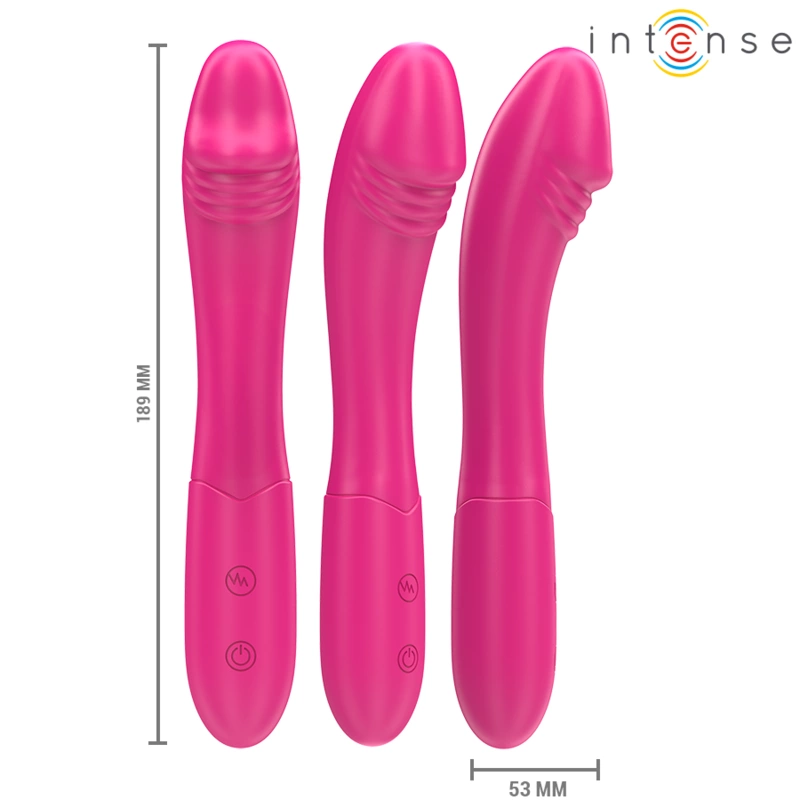 INTENSE Belinda Flexible Vibrator 19cm 10-Modes Pink Silicone