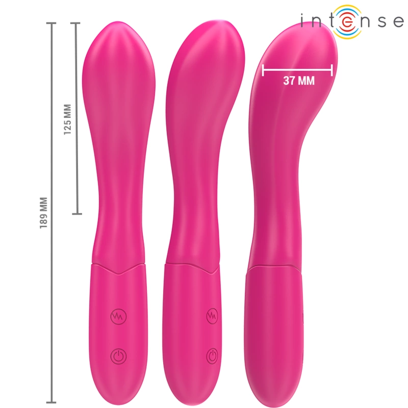 Intense Lisette Flexible Silicone System 19cm 10 Modes Pink