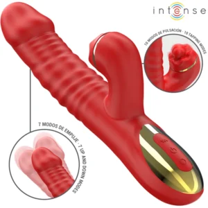INTENSE Thalia Red Multifunctional Vibration & Thrusting Device