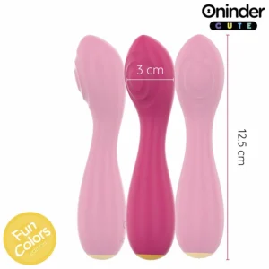 ONINDER CUTE Buddy Intimate Device App-Controlled Pink-Yellow 12.5cm