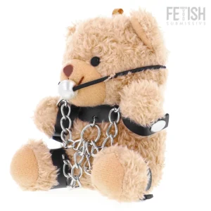 Fetish Submissive Fozzie Teddy Bear - Designer Plush with Metallic Accents