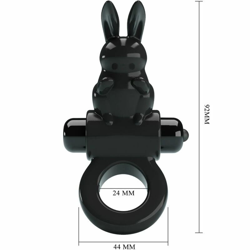 Pretty Love BI-210245 Intimate Stimulation Ring 10 Modes Black