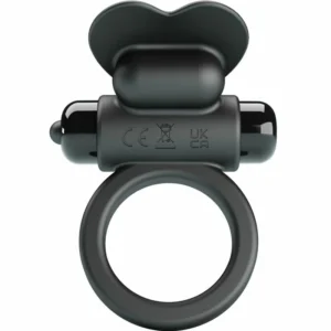 Pretty Love Debonaire Black Intimate Ring with 10 Vibration Modes