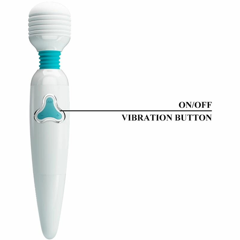 Pretty Love Cloud Wand Intimate Massager 7 režimai baltas USB įkraunamas