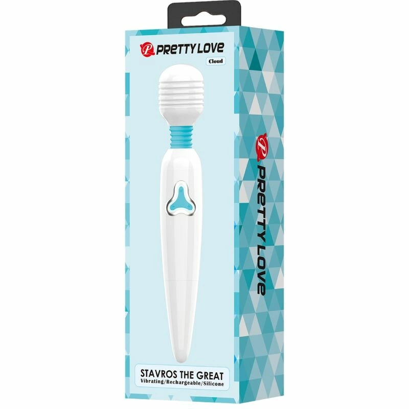 Pretty Love Cloud Wand Intimate Massager 7 režimai baltas USB įkraunamas