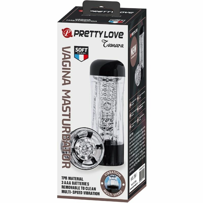 Pretty Love Tamara Intimate Cup Multi-Speed Vibrating System Black