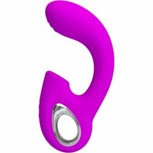 Pretty Love Sibel Rechargeable Dual Action Silicone Massager Purple