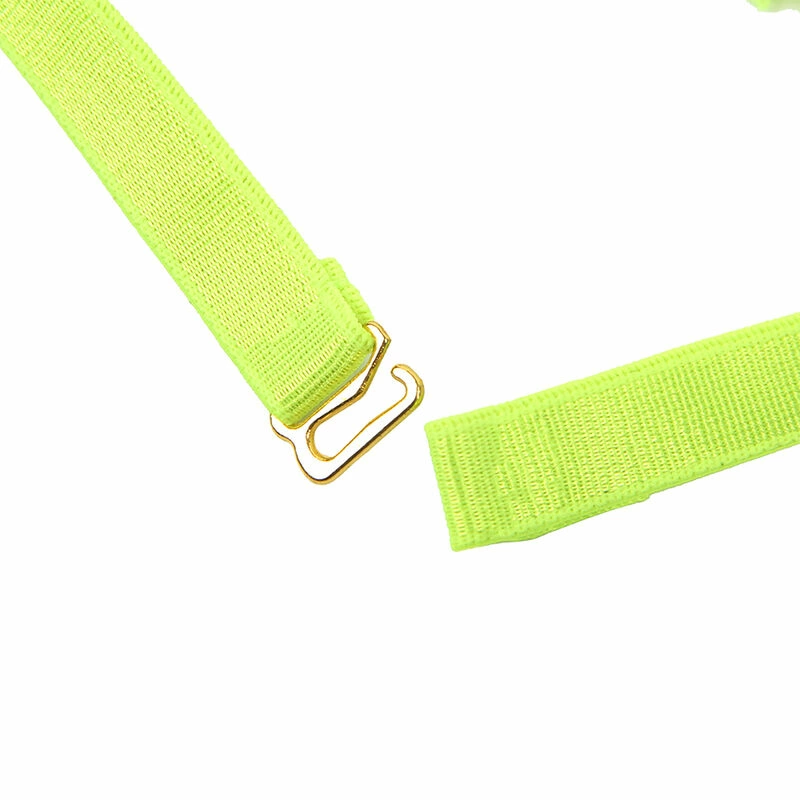 SUBBLIME liemenėlių rinkinys L/XL Fluorescent Green su karoliais ir kojų akcentais